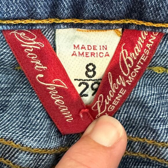 Lucky Brand Classic Rider Straight Leg Jeans 8/29 - Picture 4 of 10